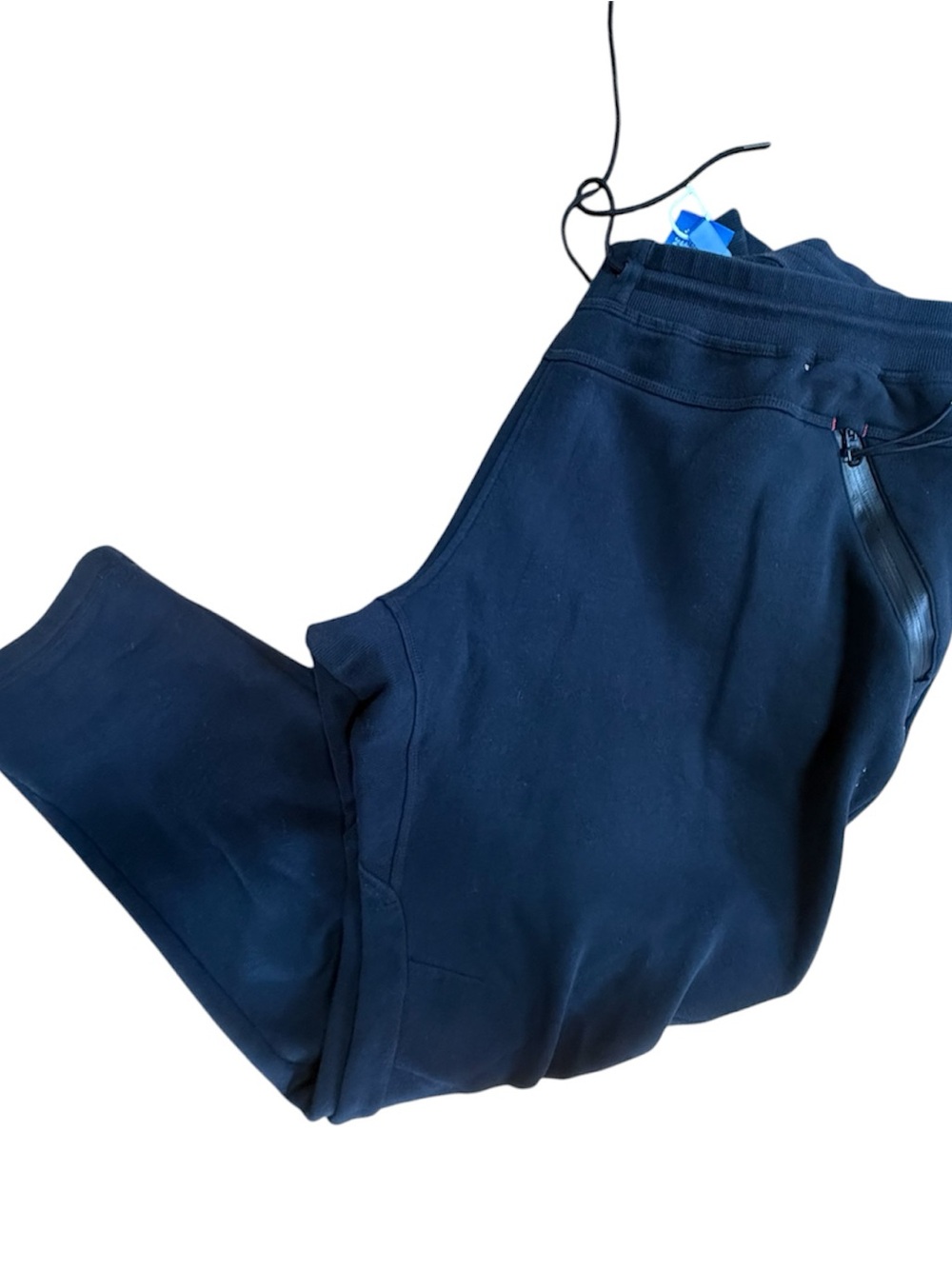 adidas Black Jogger Sweatpants with Zipper Pocket 2XL